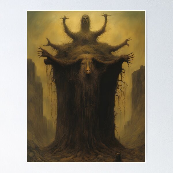 Item preview, Surrealism Evil Death Dead Gothic Metal designed and sold by Nightbringeart.