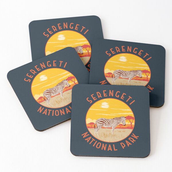 Item preview, Serengeti National Park Zebra Retro Distressed Circle designed and sold by KrisSidDesigns.