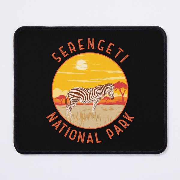 Item preview, Serengeti National Park Zebra Retro Distressed Circle designed and sold by KrisSidDesigns.