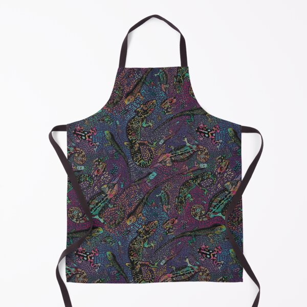 Item preview, rainbowGecko_reptiles, amphibians pattern, dots, colourful, purple designed and sold by Soulape.