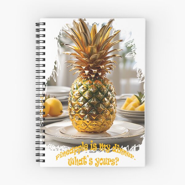 Item preview, Pineapple dinner. AI generated image  designed and sold by Khala.