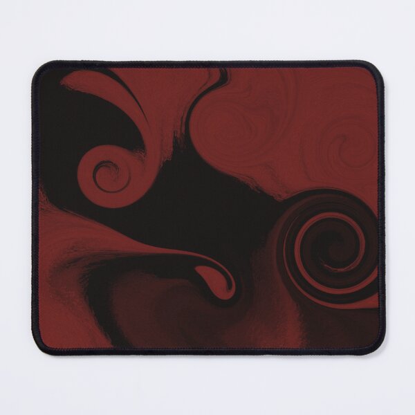 Item preview, Red & Black Abstract Swirl Pattern designed and sold by wjrtapp.