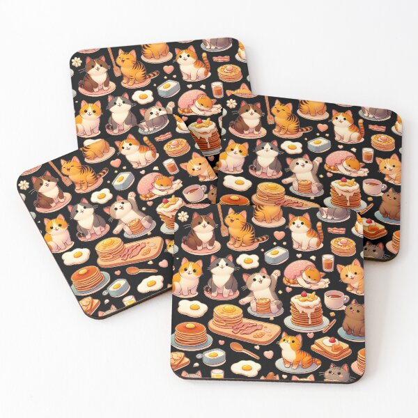 Item preview, Breakfast with Playful Kittens designed and sold by PogiKoi.