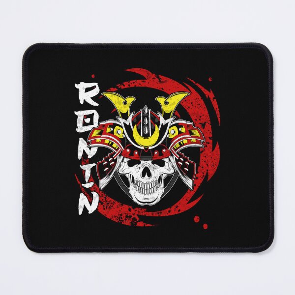Item preview, Red Paint Brush Samurai Skull Samurai Style Logo designed and sold by KumosBrand.