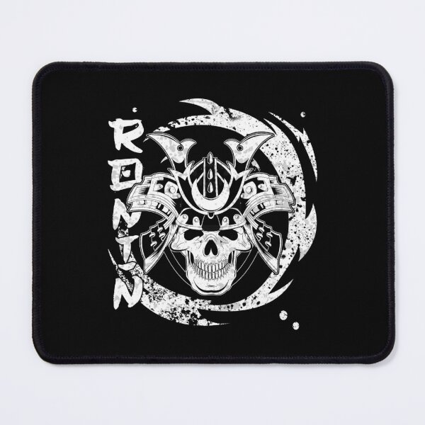 Item preview, White Paint Brush Samurai Skull Samurai Style Logo designed and sold by KumosBrand.