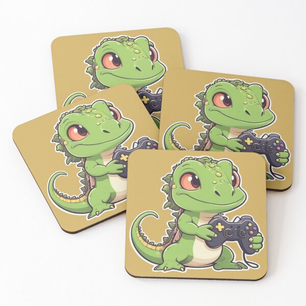 Item preview, Kawaii Lizard Gamer designed and sold by BeagleDesigns.