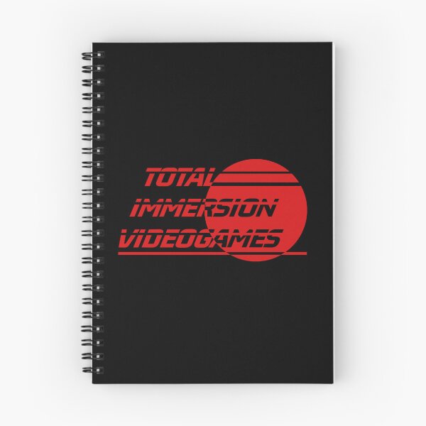Item preview, Total Immersion Videogames. Logo in red. designed and sold by HappyAxolotl.