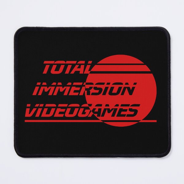 Item preview, Total Immersion Videogames. Logo in red. designed and sold by HappyAxolotl.