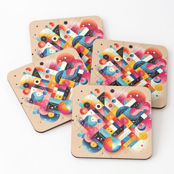 Item preview, Whimsical Geometric Universe designed and sold by SunkenCost.