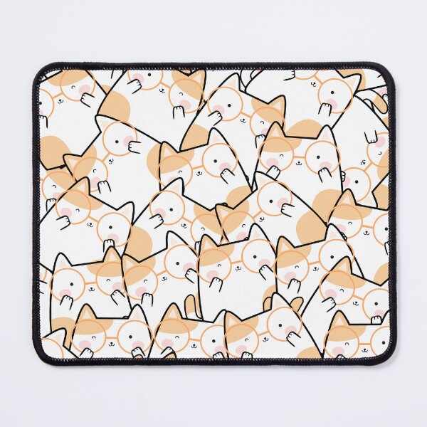 Item preview, Kawaii Kitty Cat with Glasses Pattern  designed and sold by TuckerLogan.
