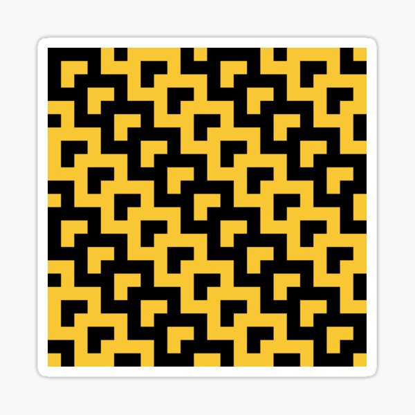 BY Tessellation 2 3 Sticker