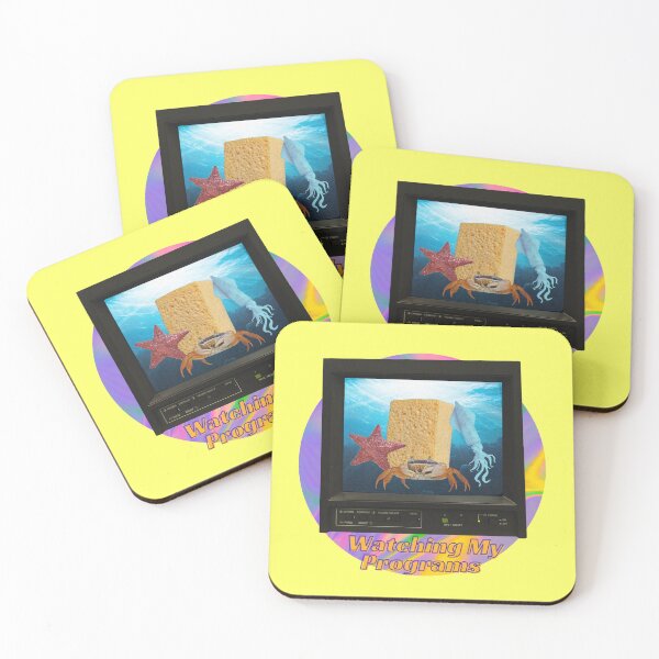 Item preview, SpongeBob Watching My Programs 90s Kid  designed and sold by SpiralBalloon.