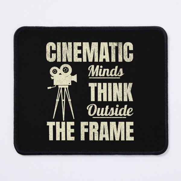 Item preview, Filmmaking Funny Cinematic Minds Think Outside Filmmaker Gift For Cinematographer Camera Lover designed and sold by HosvPrint .s.