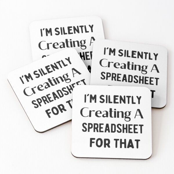 Item preview, I'M Silently Creating A Spreadsheet For That Classic T-Shirt designed and sold by Ahmedprodesign.