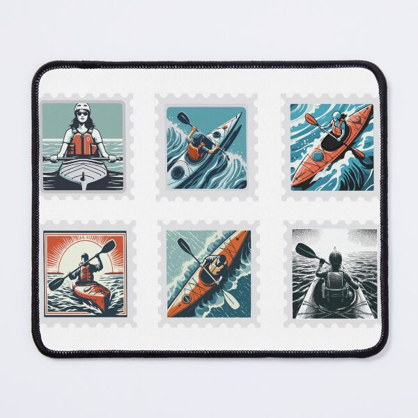 Item preview, Kayak postal stamps designed and sold by Kajakfoto.