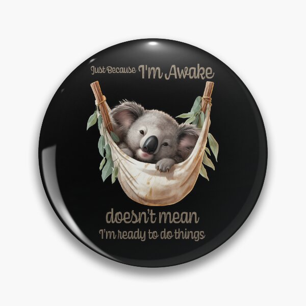 Item preview, Just Because I'm Awake Funny Animals  designed and sold by PavoPlumaA.