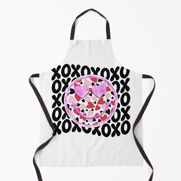 Item preview, Xoxo Smiley Pink Glitter, groovy mama, love valentine , trendy valentine ,funny smiley faces designed and sold by pugshowsfashion.
