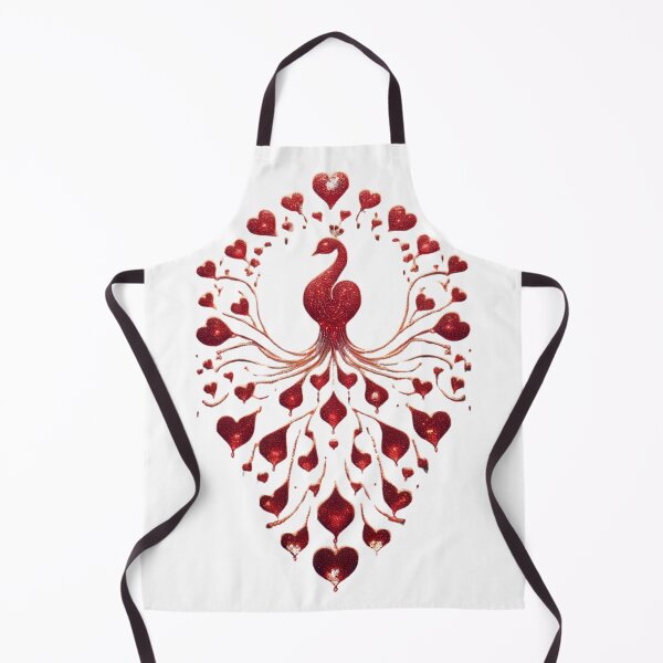 Item preview, Hearts of Grace: Romantic Peacock Glow designed and sold by AI-Only Creations.