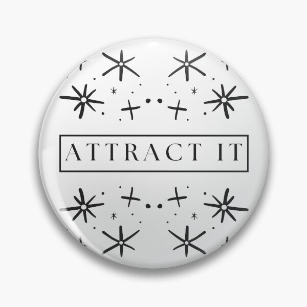 Item preview, Attract It into your 3D reality. (black text version) designed and sold by fetch-it-studio.