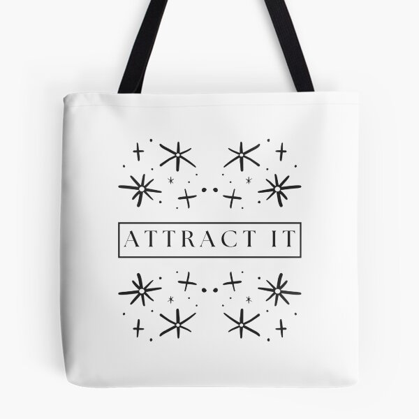 Item preview, Attract It into your 3D reality. (black text version) designed and sold by fetch-it-studio.