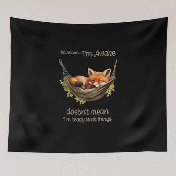 Item preview, Just Because I'm Awake Funny Animals  designed and sold by PavoPlumaA.