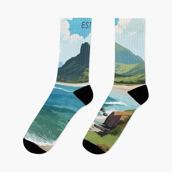 Item preview, Pigeon Island National Park Saint Lucia Travel Art Vintage designed and sold by KrisSidDesigns.
