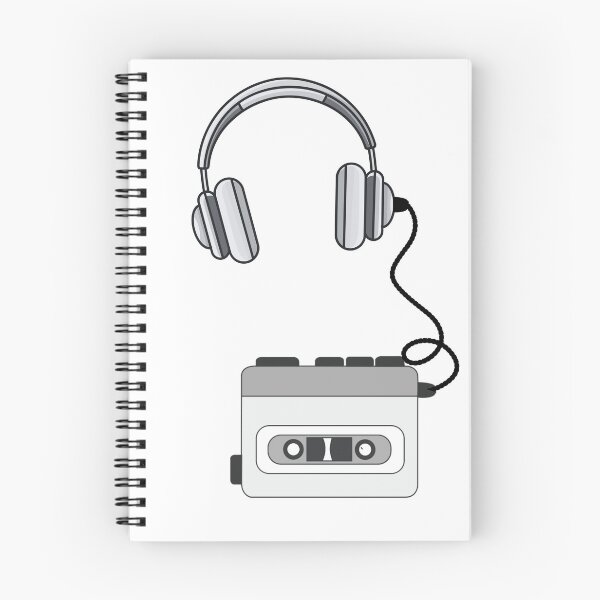 Item preview, Retro 80's Walkman - oldschool music, walkman and headphones designed and sold by abeautifulife.