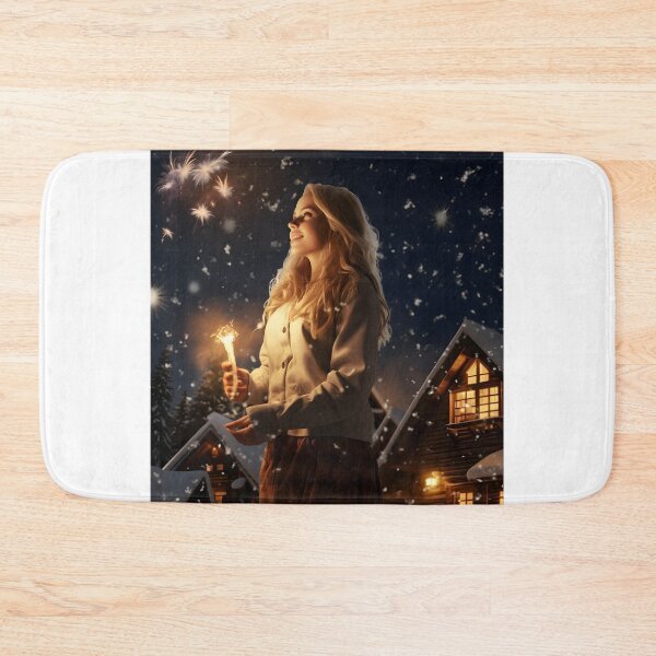 Item preview, Winter Bliss: Snowflakes and Fireplace designed and sold by Shirtastically.