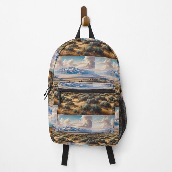 Item preview, Majestic Serenity: Vast Plains and Mountain Splendour designed and sold by ArtComixHaven.