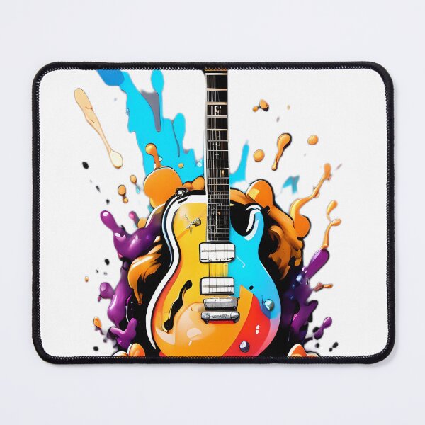 Item preview, Colorful guitar designed and sold by SamanArt81.