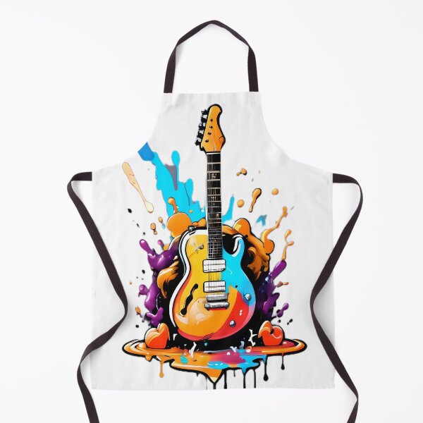 Item preview, Colorful guitar designed and sold by SamanArt81.