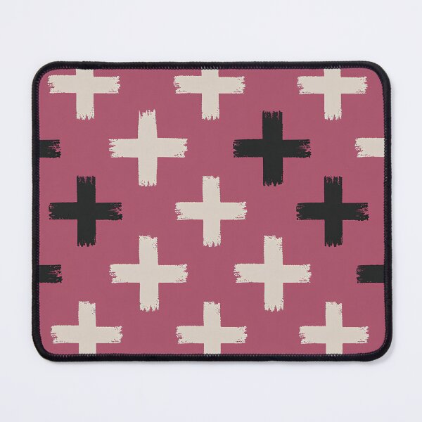 Item preview, Crosses pattern on burgundy background designed and sold by randrdesign.