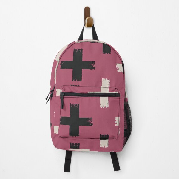 Item preview, Crosses pattern on burgundy background designed and sold by randrdesign.