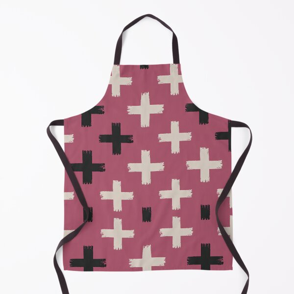 Item preview, Crosses pattern on burgundy background designed and sold by randrdesign.