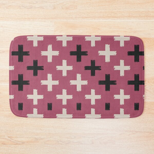 Item preview, Crosses pattern on burgundy background designed and sold by randrdesign.