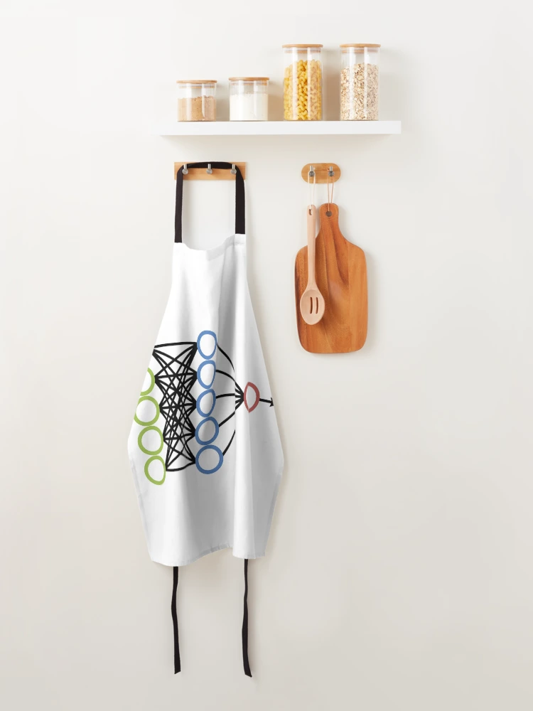 Thumbnail 4 of 6, Apron, Neural Network - Machine Learning designed and sold by ScienceCorner.