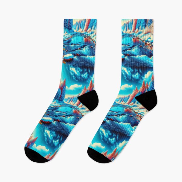 Item preview, Spectral Winter: A Surreal Chromatic Wonderland designed and sold by ArtComixHaven.