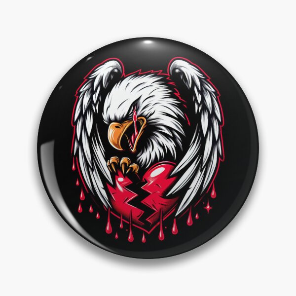 Item preview, LOVE HURTS - BROKEN HEARTED EAGLE 1 designed and sold by justyna-s28.