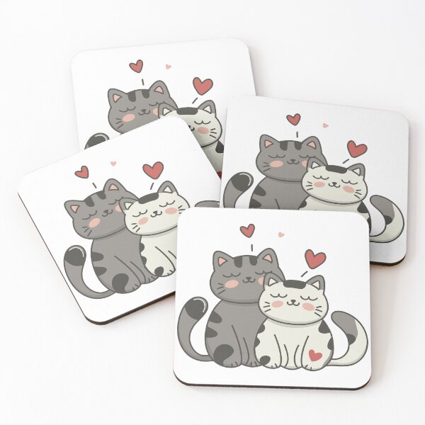 Item preview, two love cats   designed and sold by jkrphoto.
