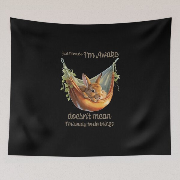 Item preview, Just Because I'm Awake Funny Animals  designed and sold by PavoPlumaA.