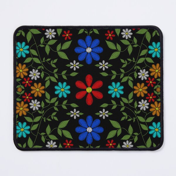 Item preview, Colorful flowers stitch effect designed and sold by Desenatorul1976.