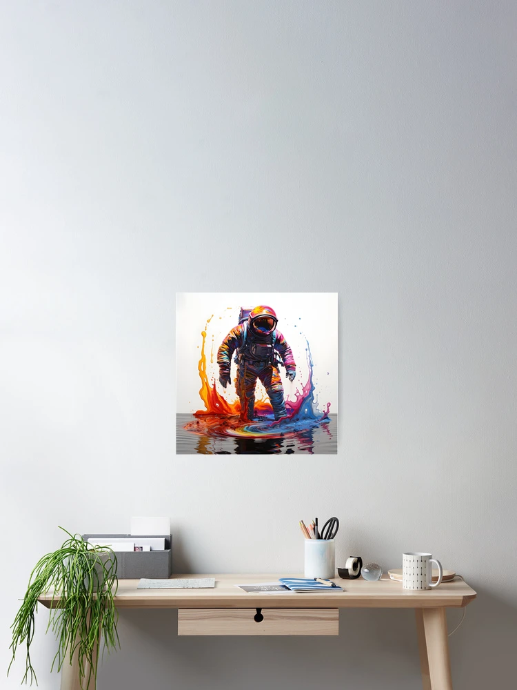 Thumbnail 2 of 3, Poster, cosmonaut designed and sold by RokansDesign.