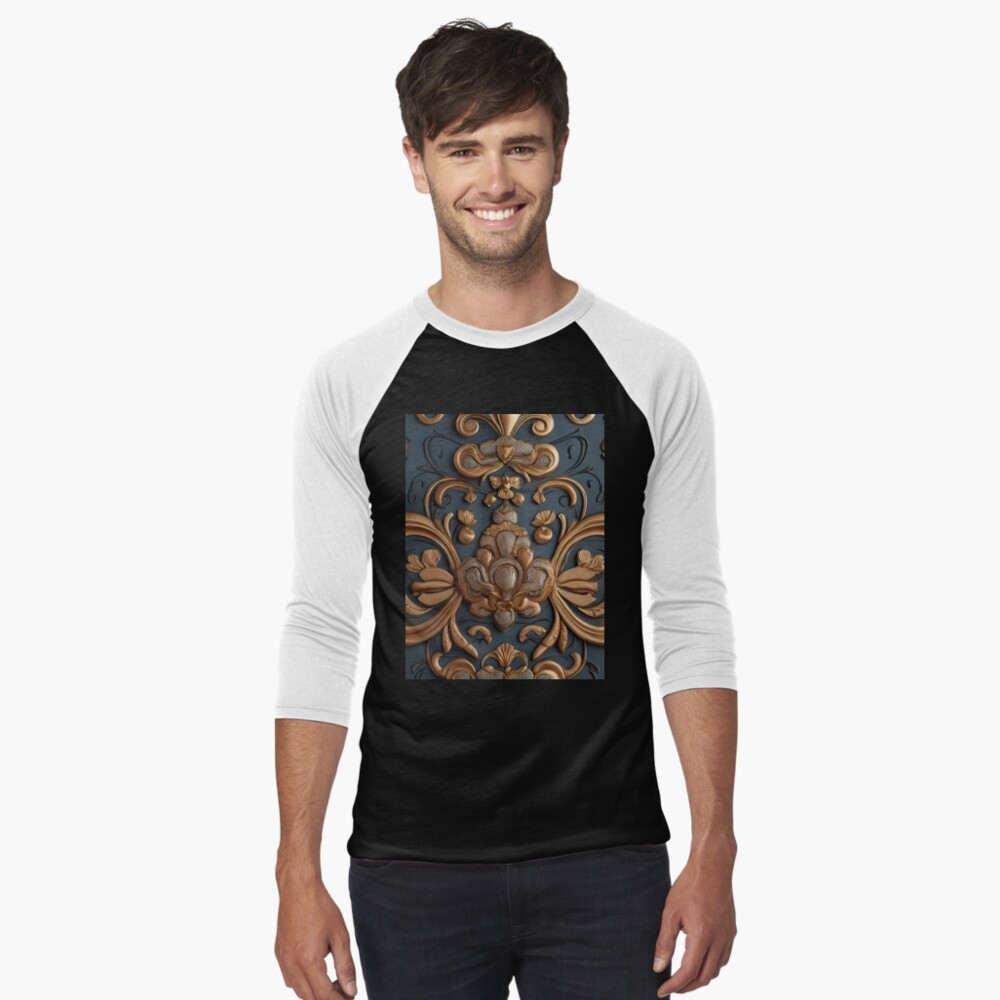 Vista previa del artículo con la obra «Camiseta ¾ estilo béisbol», diseñado y vendido por FINCAN1.