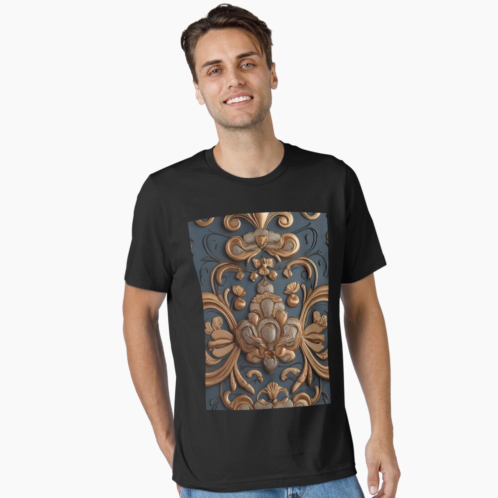 Vista previa del artículo con la obra «Camiseta esencial», diseñado y vendido por FINCAN1.