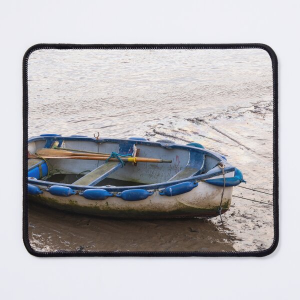 Item preview, Row boat beached at low tide designed and sold by yackers1.