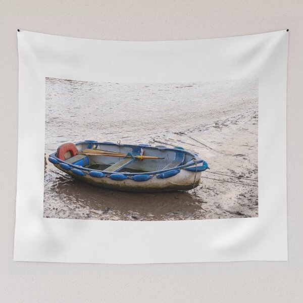 Item preview, Row boat beached at low tide designed and sold by yackers1.