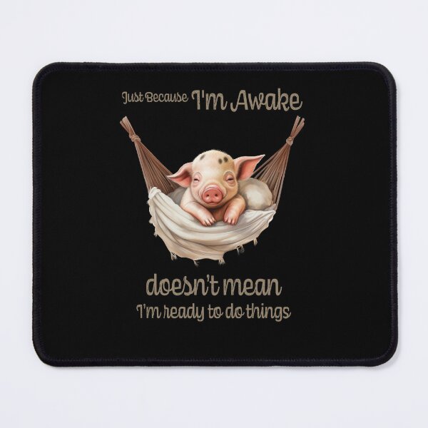 Item preview, Just Because I'm Awake Funny Animals  designed and sold by PavoPlumaA.