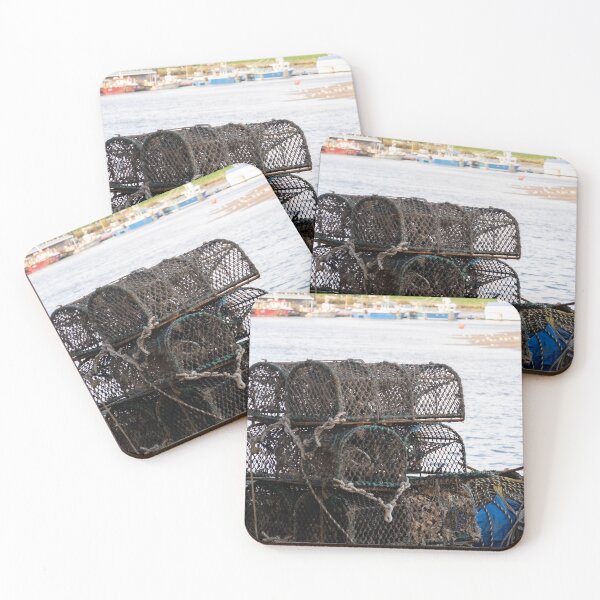 Item preview, Fish traps on the quayside in Wells-next-the-sea designed and sold by yackers1.