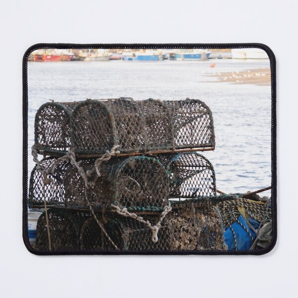 Item preview, Fish traps on the quayside in Wells-next-the-sea designed and sold by yackers1.