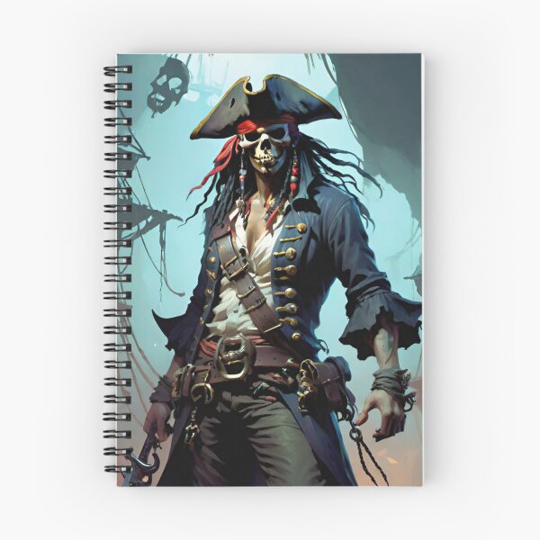 Item preview, Pirate with a Skull Face designed and sold by RockPalette.